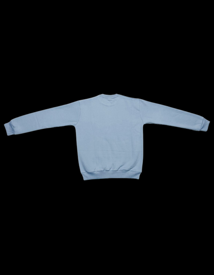 Confidential Members Only Baby Blue Crewneck