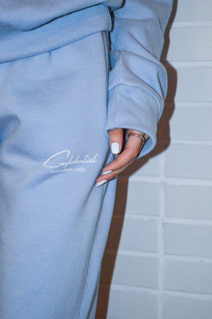 Confidential Members Only Baby Blue Sweatpants